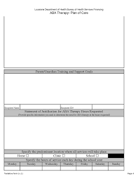 Generally, agencies have a template they use when documenting behavior plans. Https Www Lamedicaid Com Provweb1 Forms Poc Instructions020118 Pdf