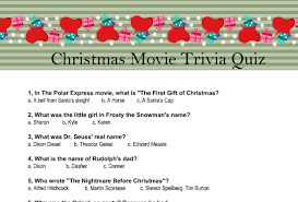 The editors of publications international, ltd. Free Printable Christmas Movie Trivia Quiz
