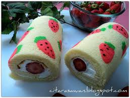 Guava swiss roll (brazo gitano). Recipes Today Strawberry Swiss Roll