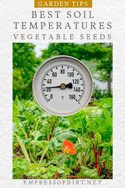We did not find results for: Best Soil Temperatures For Sowing Vegetable Seeds
