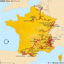 The tour de france leaves its brief stay in the alps with a ride from albertville to valence for a likely sprint finish. 2019 Tour De France Stage 12 To Stage 21 Wikipedia