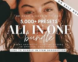 1,000+ Mega Lightroom Preset Bundle, Boho Photo Filters for Instagram,  Neutral Aesthetic Presets for Influencers, Rustic Moody Photo Presets
