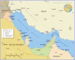 Political Map Of Persian Gulf Nations Online Project
