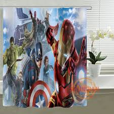 15% off with code zazjunecards. Captain Marvel Avengers Custom Waterproof Shower Curtain Bath Decor Wall Hanging Shower Curtains Home Garden