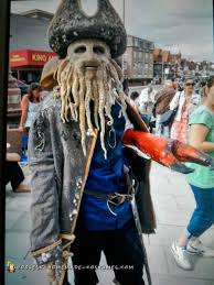 Pirates Of The Caribbean Dead Man S Chest Davy Jones Makeup Davey Jones Dead Man S Chest Costume Best Kids Costumes Cool Halloween Costumes Homemade Pirate Costumes