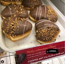Krispy Kreme U K Valentine Donut Nutella Milk Chocolate Krispy Kreme Uk Snacks Chocolate Milk