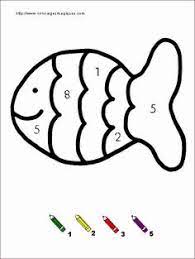 Coloriages Magiques Du Poisson Preschool Colors Preschool Learning Activities Preschool Activities