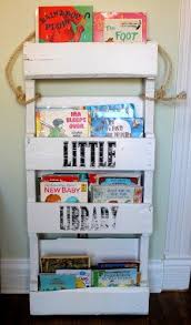 Amazon Com Wooden Bookshelf Kids Wood Bookshelves Book Shelf Children S Bookcase Recycled Pallet Furniture D Bookshelves Kids Kids Book Storage Pallet Kids