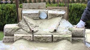 Da die bank massiv und stabil sein wird, empfehlen wir ihnen, sie direkt dort zu bauen, wo sie schließlich stehen soll. Wasserfall In Meinem Garten Bauen Video 2 By Mirasch 2014