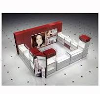 Luxury Custom Store Switzerland Watch Accessories Island Display Showcase  Design Jewelry Shop Mall Kiosk Decoration Display