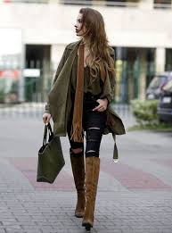 These neutral colors can be worn with a. How To Style Brown Knee High Boots For Women Fmag Com