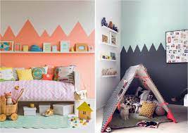 Fun And Creative Paint Ideas For Your Walls Two Tone Walls Boy And Girl Shared Bedroom Kid Room Decor