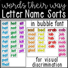 Silent letters in english | a to z rules. Words Their Way Letter Name Sorts By First Grade Fun Times Tpt