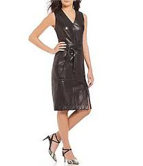 Womens Leather Dress Women S Dresses Gowns Jackie Dress Clothes Leather Dress