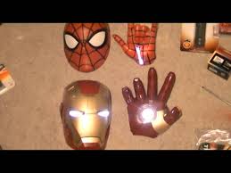 Marvel Light Masks Crash Through Wall Fx 3d Light Fx Iron Man Spider Man Part 2 Youtube