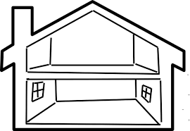 Black And White Outline House Clipart House Outline Google Search House Outline House Drawing Cartoon House