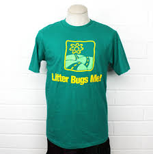 Vintage 80s Litter Bugs Me Shirt Teal Large Environmental Etsy Green Tee Cute Tshirts Shirts