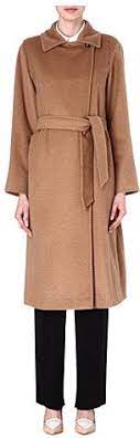 Max mara coat classic wool camel teddy wrap coat reversible xs uk 6 | max & co. Camel Coat