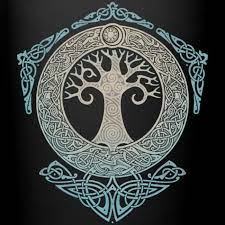 Yggdrasil Tree Of Life Full Color Mug T Shirts By Raidho In 2021 Yggdrasil Tattoo Viking Symbols Nordic Tattoo