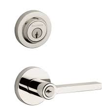 Buy.com, through dealyard, has the baldwin 5255.112.lent left handed door entry lever lock set venetian bronze for a low $44.95 free shipping. Baldwin Sccrdxensqucrr141 Polished Nickel Square Single Cylinder Keyed Entry Door Lever Set And Deadbolt Combo From The Reserve Collection Faucet Com