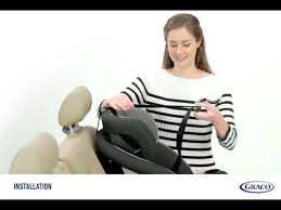 Graco Recline N Ride Car Seat Forward Facing Latch Installation Youtube