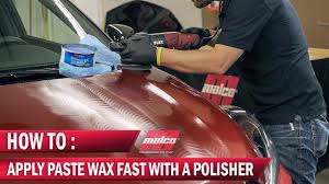 Using the wrong color can make your car colors appear odd and the finish dull. How To Apply A Paste Wax Fast With An Orbital Polisher Youtube