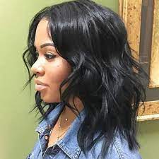 A layered haircut can be customized as per your hair's unique texture and need. Shoulder Length Weave Hairstyles For Black Women 50 Best Medium Hairstyles For Black Braids For Medium Length Hair Medium Hair Styles Medium Length Hair Styles