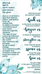 The key to understanding the lord's prayer is rightly understanding what that phrase means. God Our Father And Mother Free Printable Of The New Zealand Anglican Lord S Prayer New Zeal
