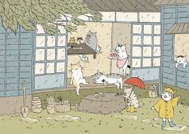 artist ms cat cats illustration cat illustration cat city