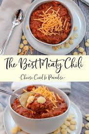 The Best Meaty Chili Recipe Recipes Spicy Recipes Main Dish Recipes