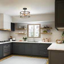 Uolfin Modern Semi Flush Mount Lighting
