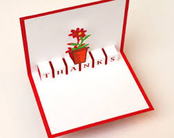 About press copyright contact us creators advertise developers terms privacy policy & safety how youtube works test new features press copyright contact us creators. Pop Up Thank You Card Flower Pot Pink Color Etsy