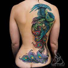 See more ideas about tramp stamp tattoos, tattoos, tramp stamp. Leah S Rainbow Phoenix Back Piece Tramp Stamp Cover Up On Behance