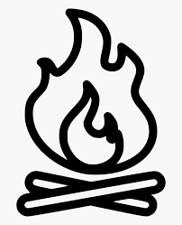 This png image is completely free and you can download it at any time. Transparent Campfire Clip Art Camp Fire Clipart Black And White Hd Png Download Kindpng
