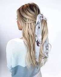 Everyone S Fave Hair Trend This Spring And Summer Scarf Hairstyles Silk Scarf Hair Silk Hair