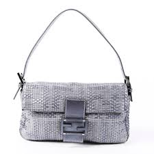 Fendi Woven Leather Baguette Bag Ebay