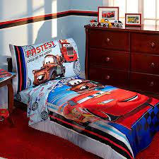 Lightning mcqueen roadster toddler bed lightning mcqueen roadster toddler bed uses us standard crib mattress (approximately 52? Disney Cars Fastest Team 4 Piece Toddler Bedding Set Bed Bath Beyond