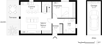 … d'une surface de 95 m² et composé de 3 chambres et un garage, ce modèle est idéal pour les. Plan Maison A Etage 3 Chambres Ooreka