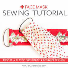 (besides, elastic can be harder to find.) (besides, elastic can be harder to find.) just put on the face mask, find the right fit (close and tight is best), then knot the ribbons/ties in place so there's no slipping. Free Face Mask Sewing Tutorial With Hair Ties Size Options The Jolly Jabber Quilting Blog
