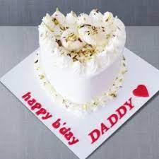 A birthday is an occasion to tell someone how special they are, and what better than the perfect cake to show your love. Send Happy Birthday Daddy Heart Shape Ras Malai Cake Online By Giftjaipur In Rajasthan