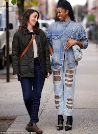Happily, girls5eva, about a former girl group reuniting in middle age to attempt a comeback, is a promising offering in its early outings. Sara Bareilles And Renee Elise Goldsberry Laugh It Up While Filming Tina Fey Sitcom Girls5eva In Nyc Duk News