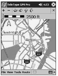 reviewing pda mapping software gps