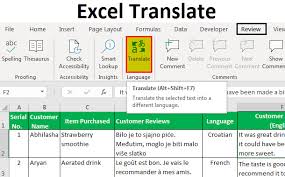 excel translate function how to translate text to