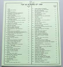 3xy Australia Radio Survey Music Chart Top Albums Of 1988