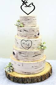 Rustic Birch Tree Wedding Cake Birch Wedding Birch Wedding Cakes Wedding Cake Rustic Birch Wedding