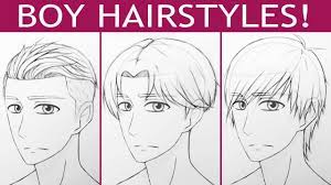 There are several types of male anime hairstyles, which are preferred by boys all over the. How To Draw 3 Manga Boy Hairstyles Youtube