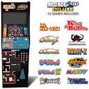 Arcade1Up Ms. PAC-MAN & GALAGA Class of 81 Deluxe Arcade Game ...