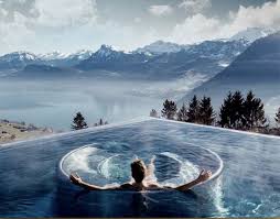 The pool at the hotel villa honegg in lucerne overlooks the swiss alps. The 11 Dreamiest Swimming Pools In The World You Can Visit This Summer Matador Network