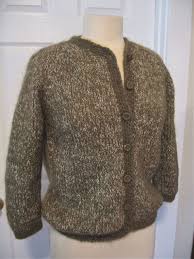Vintage 60s Green Mohair Cardigan Sweater Made In Italy For Colebrook Mad Men Sweater Mohair Cardigan Sweaters Sweater Cardigan