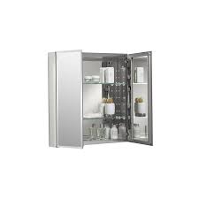 Organizing your toiletries has never been easier! Shop Kohler 25 In X 26 In Rectangle Recessed Aluminum Medicine Cabinet At Lowes Com Cabinet Lowes Home Improvements Kohler